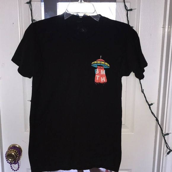 Black Bring Me The Horizon band t-shirt - Picture 1 of 2